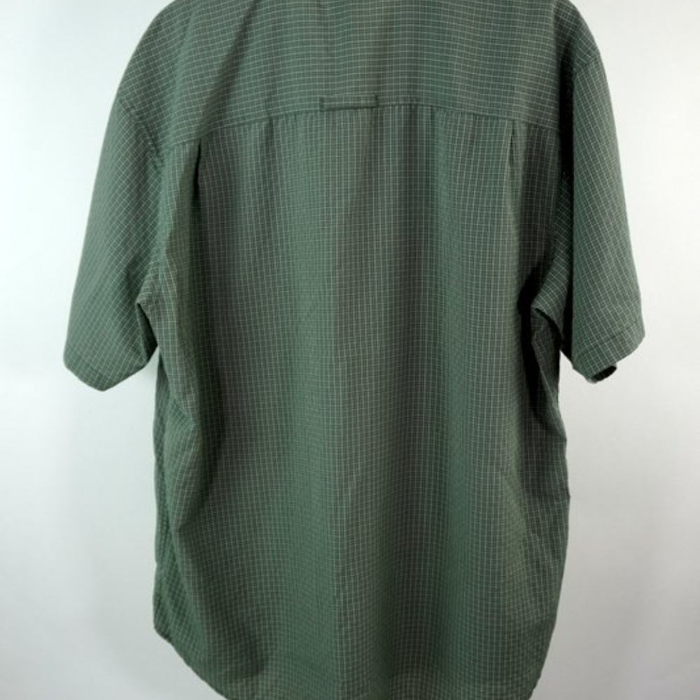 North Face Plaid Button Front Polyester Blend Xl - image 4